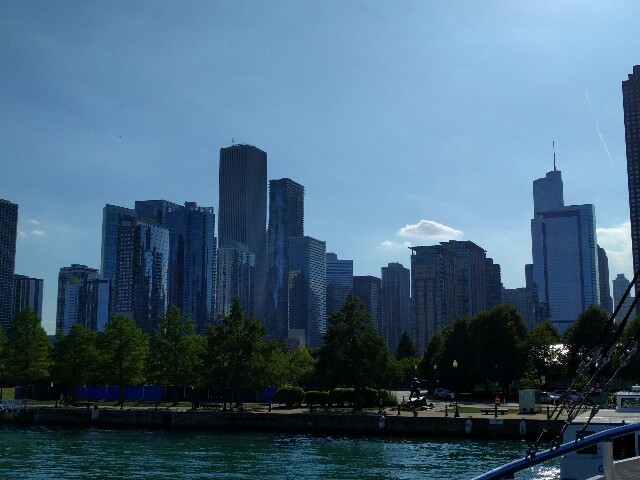 Summer in Chicago skyline