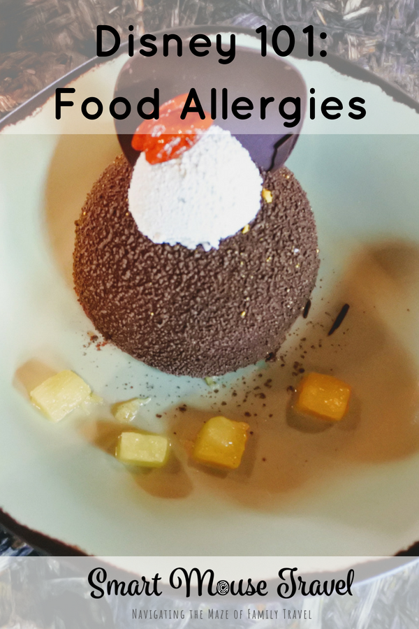 Traveling with food allergies can be stressful, but having a food allergy at Disney is easier than any other place we visit if you follow these tips. #disney #foodallergy #disneyvacation