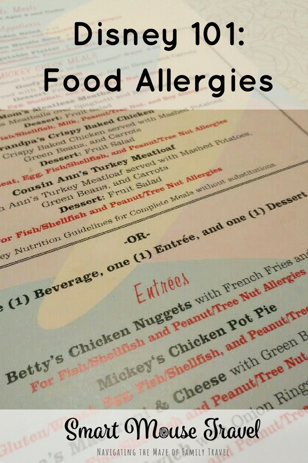 Traveling with food allergies can be stressful, but having a food allergy at Disney is easier than any other place we visit if you follow these tips. #disney #foodallergy #disneyvacation