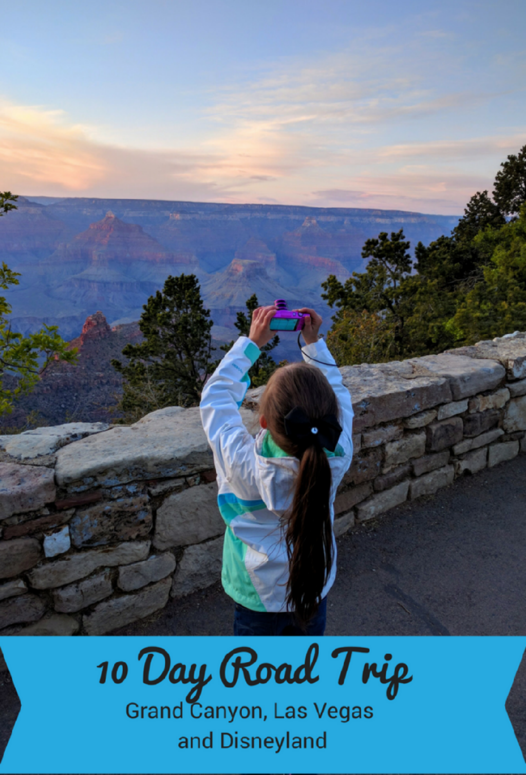Looking for a road trip to Disneyland? See how this 10 day road trip from the Grand Canyon to Disneyland is the best trip we've ever taken with stops at Hoover Dam, Sedona, and Las Vegas, too! #disneylandroadtrip #disneyland #grandcanyonroadtrip #grandcanyon