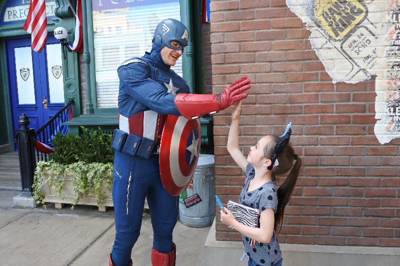 The Joy of the Pacific Ocean and Disneyland in the Same Day - Captain America