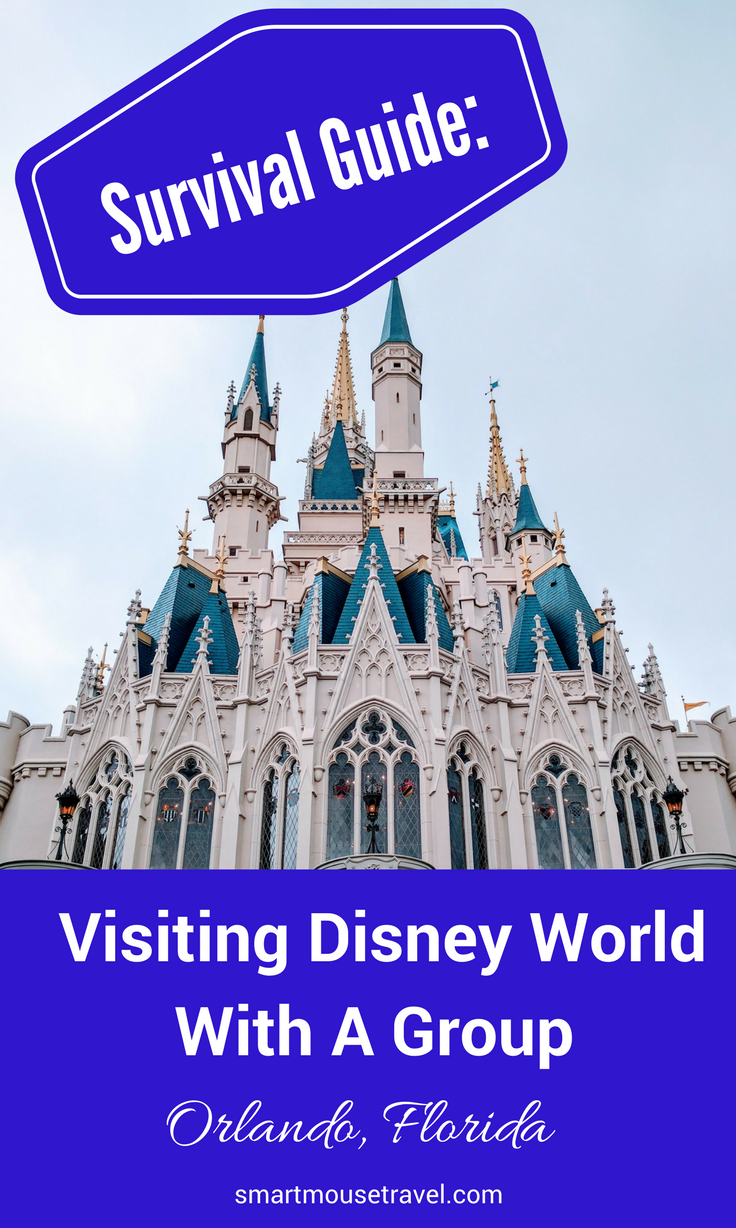 Visiting Disney World with a group can either provide wonderful memories or cause relationships to suffer. Use my tips and experiences in this survival guide to make your trip fun for everyone! #disneyworld #travel #disneyworldlargegroup