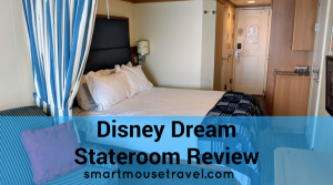 Choosing the right Disney Cruise stateroom is a big decision when booking your vacation. Find out why I think the Disney Dream Deluxe Oceanview Stateroom with Verandah is a great choice for your family and why we would pick the same room on our next Disney cruise. #disneycruise #disneystateroom