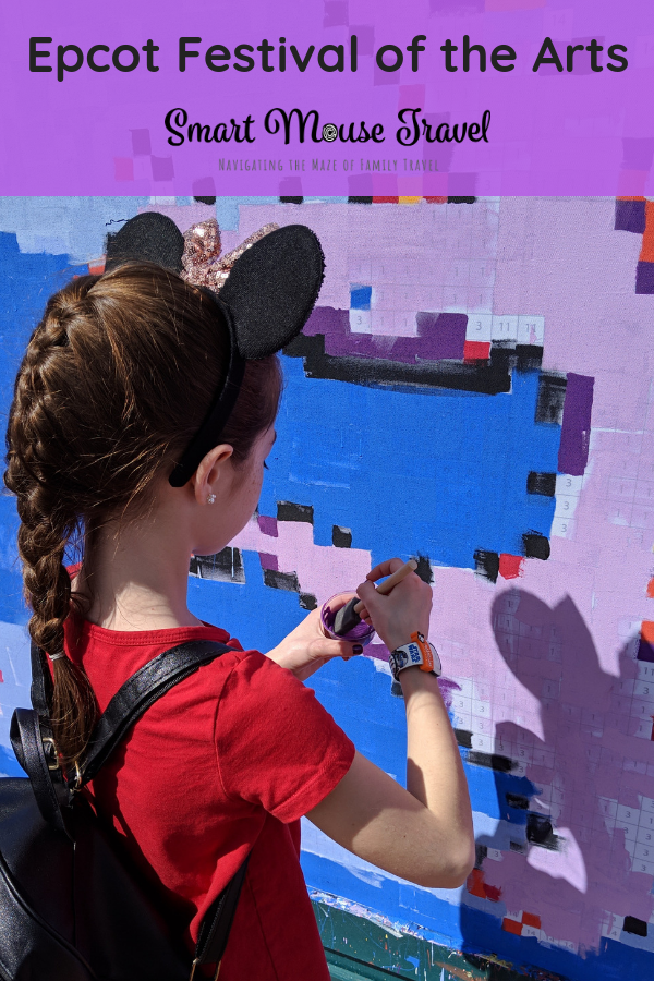 Epcot Festival of the Arts is an amazing celebration of all things artistic. These are our favorite Epcot Festival of the Arts activities each year. #epcot #epcotfestivalofthearts #artfulepcot #disneyworld #familytravel