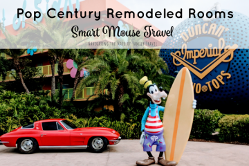 Pop Century is a popular Disney World Value Resort. Find out if the new Pop Century remodeled rooms are right for your Disney World vacation. #popcentury #disneyworld #popcenturyremodeledroom #disneyplanning