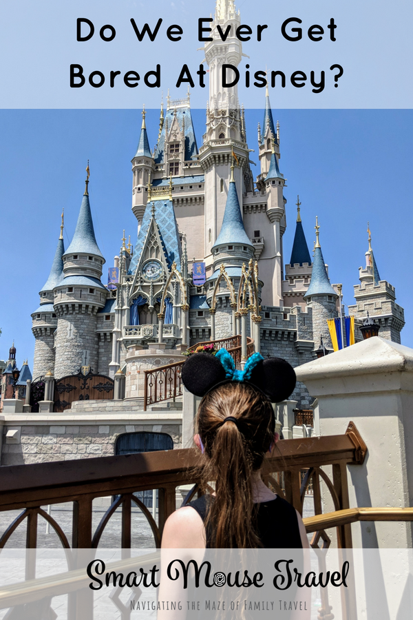 As frequent Disney Park visitors I often get asked if we ever get bored at Disney. Find out why even after many trips we have never been bored at Disney. #disney #disneyworld