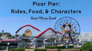 There is a lot to do in the newly updated Disneyland Pixar Pier. Here's what you need to know about Pixar Pier rides, food, and characters. #pixarpier #disneycaliforniaadventure #disneyland
