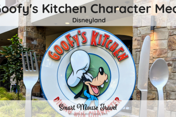 Goofy’s Kitchen is a popular Disneyland character meal with several classic Disney characters. Find out more about our Goofy's Kitchen dinner experience. #disneyland #disneycharactermeal #goofyskitchen #disney