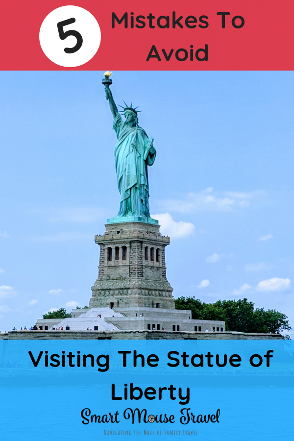 Visiting the Statue of Liberty is a must for many when in New York City. Avoid these BIG mistakes people make when visiting the Statue of Liberty. #statueofliberty #ellisisland #newyorkcity #nyc #visitnyc #ladyliberty