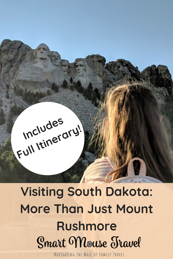 Mount Rushmore is a popular tourist destination, but South Dakota has so much more to offer. Follow our South Dakota itinerary for a great family trip. #visitsouthdakota #badlandsnationalpark #thebadlands #blackhills #custerstatepark #familytravel #mountrushmore