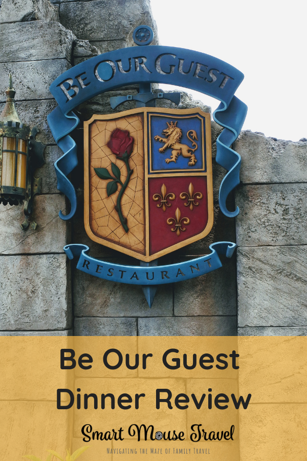Are you curious about the new Be Our Guest dinner experience? See what we ate, the cost, and what characters we saw in our full Be Our Guest dinner review. #beourguest #disneyworlddining #disneyworld #magickingdom
