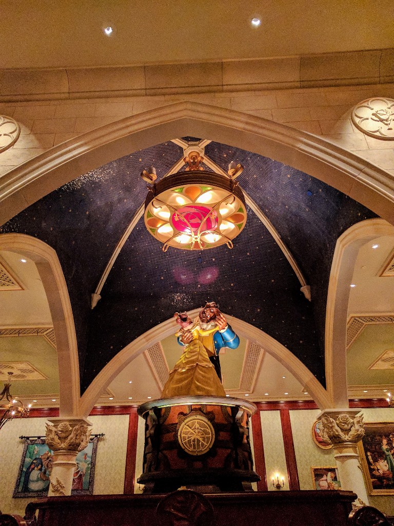 Are you curious about the new Be Our Guest dinner experience? See what we ate, the cost, and what characters we saw in our full Be Our Guest dinner review. #beourguest #disneyworlddining #disneyworld #magickingdom