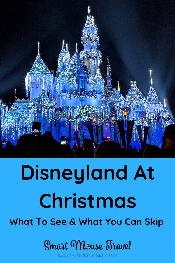 Is visiting Disneyland at Christmas on your wish list? If so, find out what you need to see and what you can skip during the holidays at Disneyland. #disneyland #hauntedmansionholiday #disneylandchristmas #itsasmallworld #disneyvacation