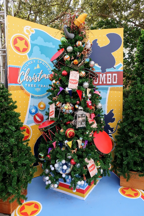 The Disney Springs Christmas Tree Trail at Disney World is a fun and free way to get in the Christmas spirit. Find out more about this seasonal event. #disneysprings #disneyworld #disneychristmas #disney #christmas