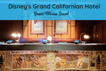 Disney’s Grand Californian Hotel is one of 3 on-site hotel options at Disneyland. Learn more about our experience in a Grand Californian Deluxe Studio Villa. #disneyland #grandcalifornian #disneyvacation #familytravel