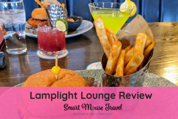 Lamplight Lounge is a unique Pixar-themed restaurant at Disneyland. See if the specialty food and drinks at Lamplight Lounge lived up to our expectations. #disneyland #disneycaliforniaadventure #pixarpier #lamplightlounge #disneyvacation