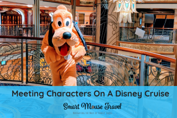 Did you know there are many ways to meet characters on a Disney Cruise? Read our best tips for meeting them and how to find your favorites. #disneycruise #disneycharacters #disneyvacation