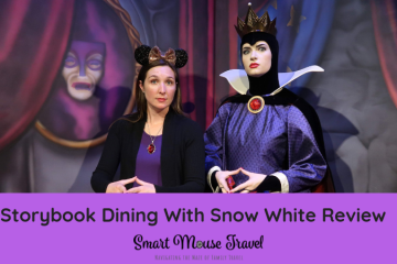 Storybook Dining at Artist Point with Snow White is a great Disney World character dining option with excellent food and hard to find characters. #disneyworld #disneycharacters #charactermeals #disneyvacation