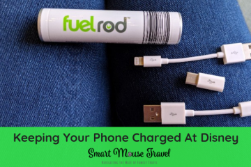 A dead phone battery at Disney can be a real problem. Find out how a Disney Fuel Rod kiosk can help you avoid this fate when at Disney World or Disneyland. #disneyworld #disneyland #familyvacation #fuelrod