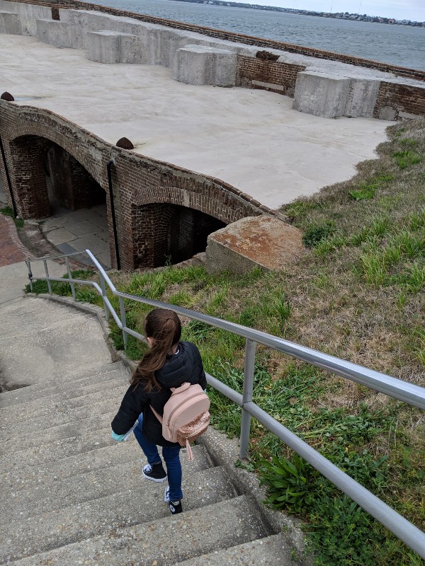 Visiting Fort Sumter is a great way learn Civil War history when in Charleston, SC. Find out more with our tips for visiting Fort Sumter with kids. #charleston #charlestonwithkids #southcarolina #fortsumter #findyourpark