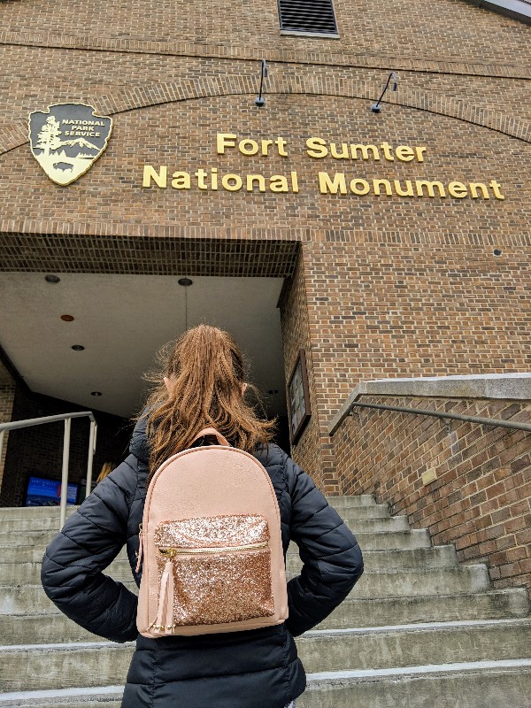 Visiting Fort Sumter is a great way learn Civil War history when in Charleston, SC. Find out more with our tips for visiting Fort Sumter with kids. #charleston #charlestonwithkids #southcarolina #fortsumter #findyourpark