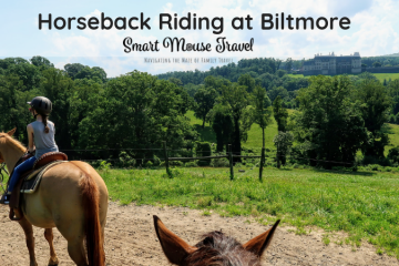 The Biltmore Guided Trail Ride was one of our favorite Biltmore Estate experiences. Find out what to expect when taking a Biltmore horseback ride. #biltmore #familytravel #northcarolina #travelwithkids #horsebackriding