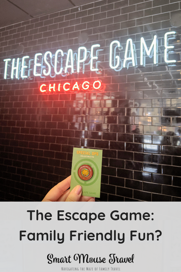 The Escape Game has the perfect balance of family friendly themes, challenging problems, and exciting adventures that is hard to find at other escape rooms. #theescapegame #escaperoom #familyfun #chicago #visitchicago #familytravel