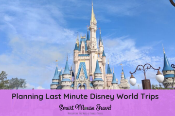 Think about planning a last minute Disney World trip? Here are our personally tested tips for planning a last minute Disney World trip that is lots of fun! #disneyworld #disneyplanning #disneyworldvacation #lastminutedisney #familytravel