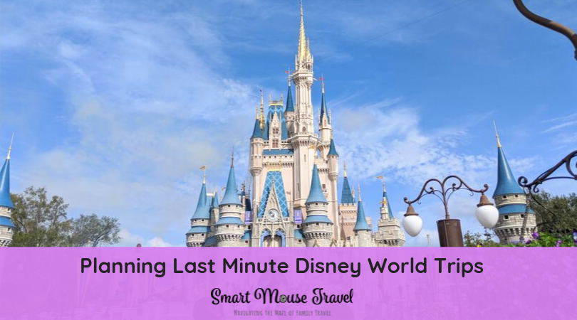Think about planning a last minute Disney World trip? Here are our personally tested tips for planning a last minute Disney World trip that is lots of fun! #disneyworld #disneyplanning #disneyworldvacation #lastminutedisney #familytravel