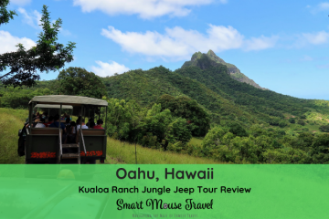 The Kualoa Ranch Jungle Jeep Expedition Tour is the perfect blend of exploring tropical landscapes and movie filming locations on Oahu. #hawaii #oahu #kualoaranch #jeeptour