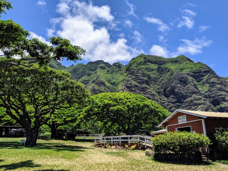 The Kualoa Ranch Jungle Jeep Expedition Tour is the perfect blend of exploring tropical landscapes and movie filming locations on Oahu. #hawaii #oahu #kualoaranch #jeeptour #familytravel