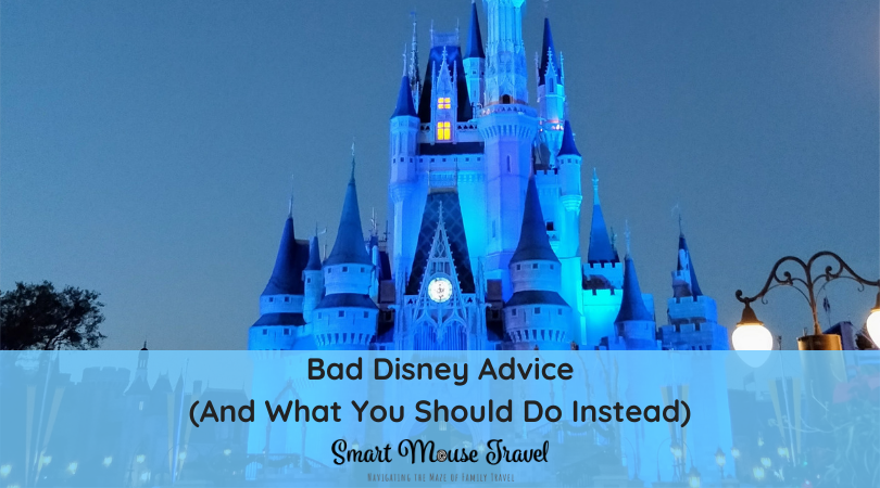 Bad Disney advice is usually well-intentioned, but can seriously ruin a Disney World trip. Here's bad Disney advice to ignore and what to do instead. #disneyvacation #disneyworld #familytravel #disneyplanning #disneytips #disneyworld #disneyvacation #disneytips #disneyplanning