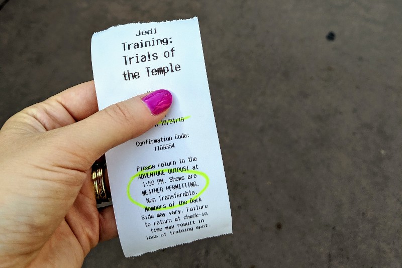 Do you have a young Star Wars fan in your group? If you answered yes, Disney World Jedi Training at Hollywood Studios should be part of your plans. #starwars #darthvader #kyloren #jeditraining #hollywoodstudios