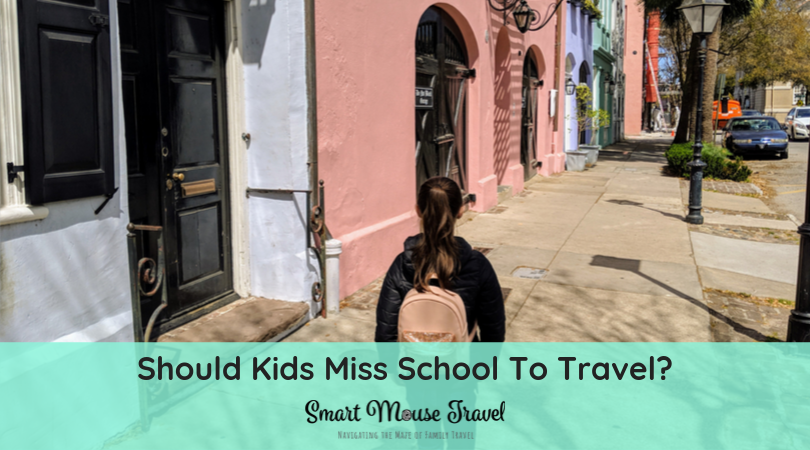 A common question for families with school age kids is "Should kids miss school to travel?". Use these tips to choose how and when to travel with kids. #familytravel #travelwithkids #traveltips #vacation