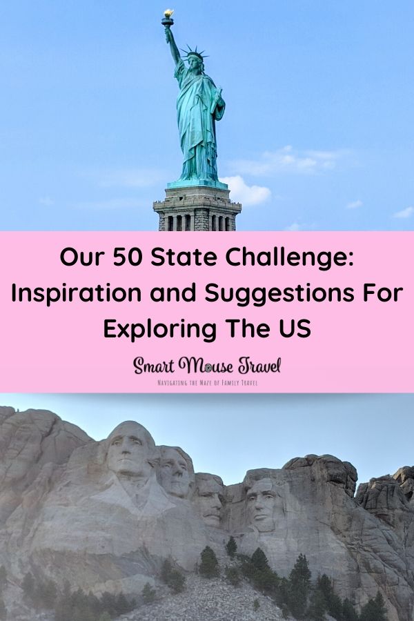 America is a huge country with an amazing range of experiences. This is why our family is working on a 50 state challenge to visit all 50 states in the US. #familytravel #exploreamerica #ustravel 