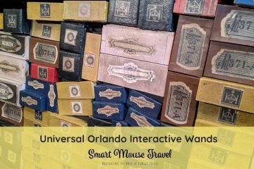 Wizarding World of Harry Potter interactive wands at Universal Orlando give you the chance to perform magic! Here are tips plus two secret spell locations. #wizardingworldofharrypotter #ollivanders #harrypotter #universalorlando
