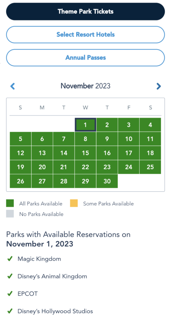 Disney World Park Pass Reservation System (2023 and 2024) - Smart Mouse  Travel