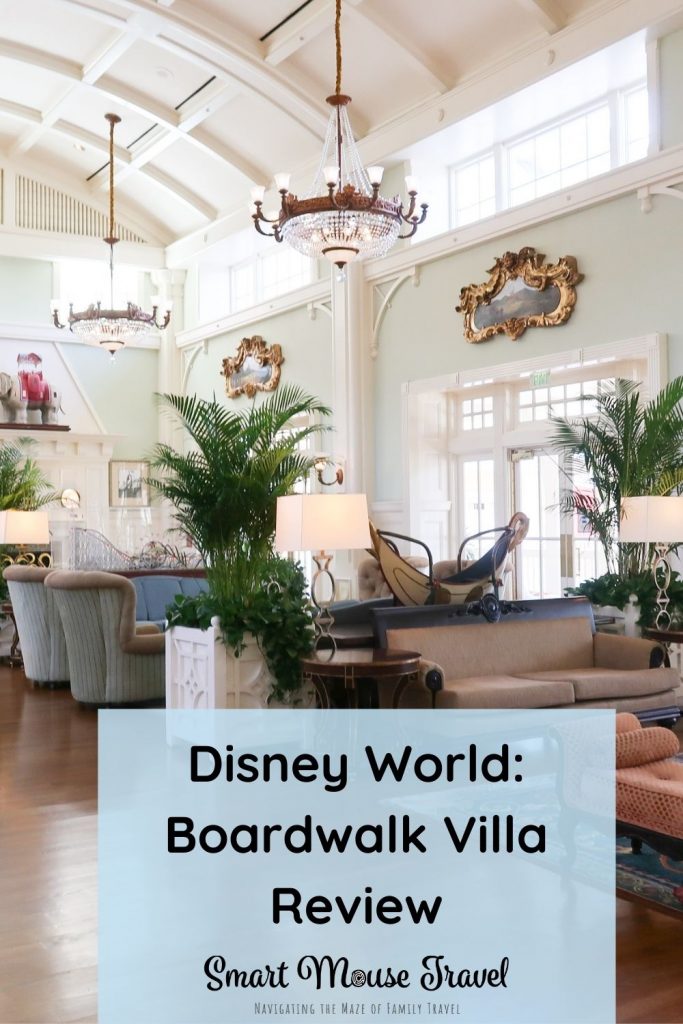 Disney's Boardwalk Villas 1 bedroom villa is a spacious and comfortable place to stay within walking distance to two Disney World parks. #disneyworld #disneyplanning #boardwalkvillas #disneyresorts