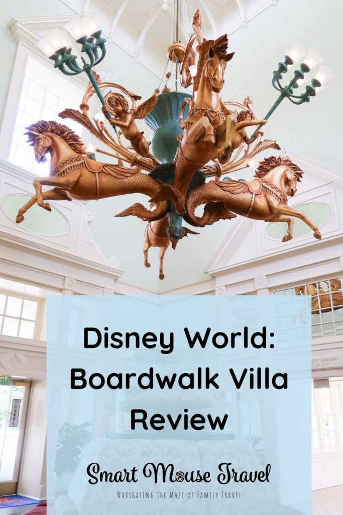 Disney's Boardwalk Villas 1 bedroom villa is a spacious and comfortable place to stay within walking distance to two Disney World parks. #disneyworld #disneyplanning #boardwalkvillas #disneyresorts