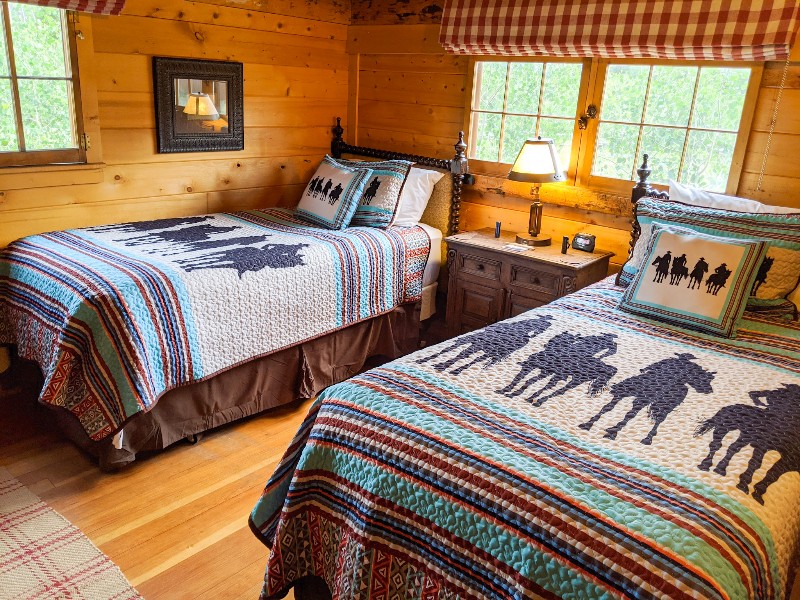 Cabin room with twin beds