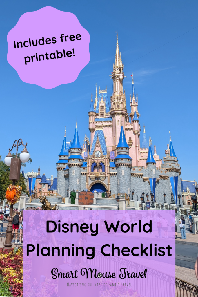 Easily plan your Disney World vacation with our free step-by-step guide and free printable!