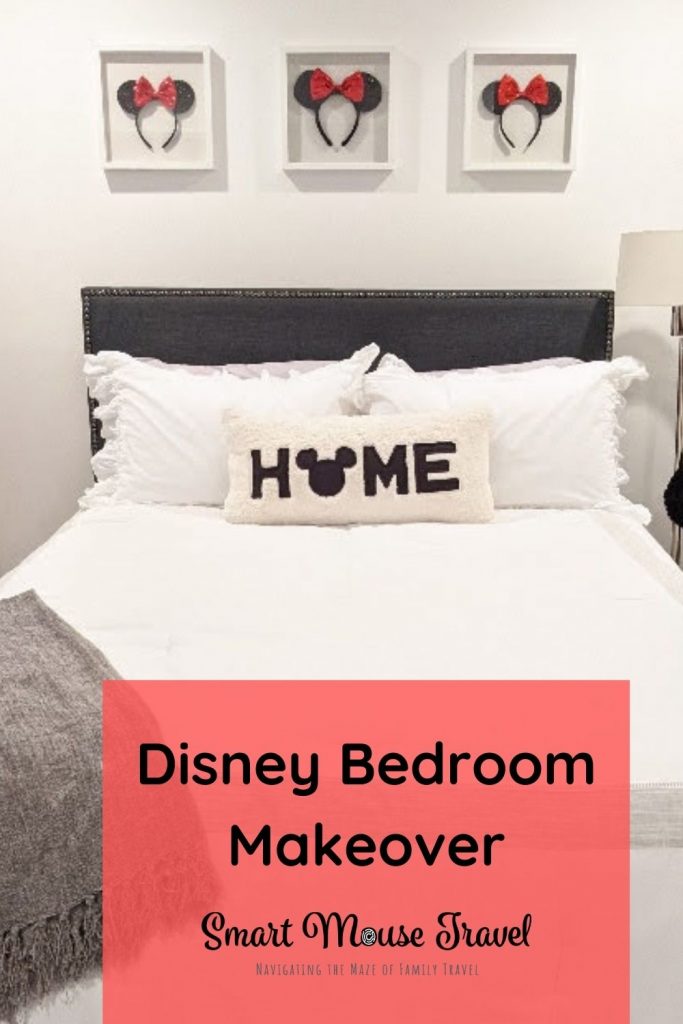 A Disney bedroom makeover is an easy way to bring Disney magic to your home. Find inspiration and products for your own Disney makeover here. #disneydecor #disneybedroom #disneyroommakeover #homedecor #disneyinspired