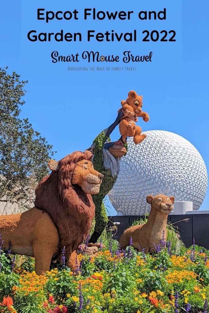 The 2022 Epcot Flower and Garden Festival has gorgeous flowers, stunning Disney character topiaries, plus tasty food and drinks.  Use this guide to plan your Flower and Garden visit!
