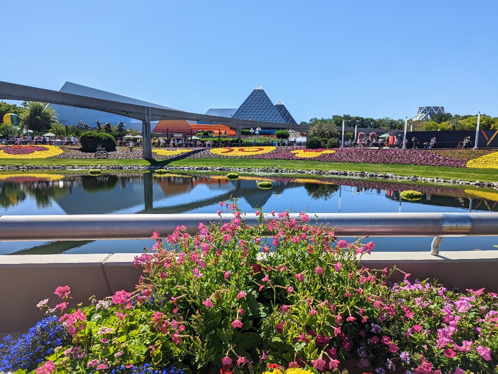Colorful blooms seem to make all of Epcot more beautiful during the Flower and Garden Festival