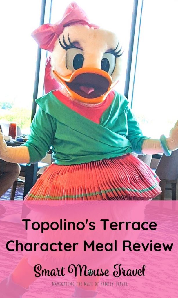 Topolino's Terrace Breakfast à la Art with Mickey & Friends is a good way to see classic characters with a delicious meal at Disney World.