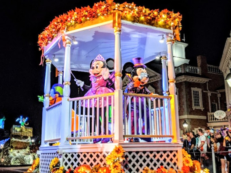 Minnie in pink princess costume. Disney After Hours Magic Kingdom Boo Bash is a new way to celebrate Halloween at Disney, but is this special ticket event worth it?
