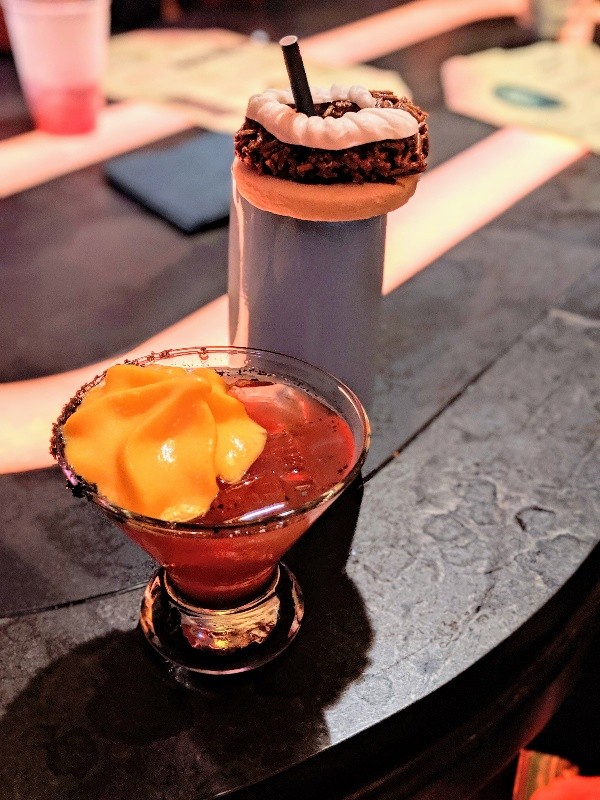 Oga's Cantina full menu at Star Wars land: Alcoholic drinks come