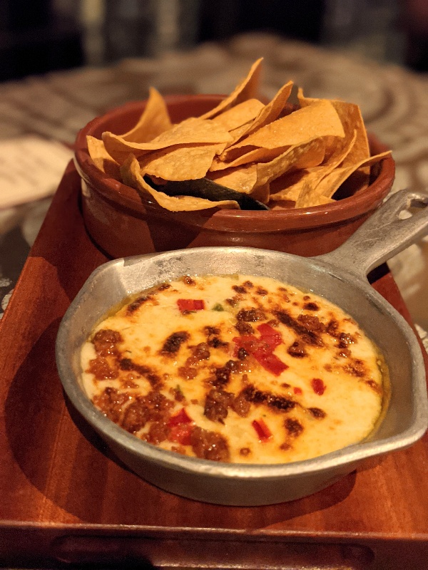 Chips and queso at Three Bridges in Coronado Springs