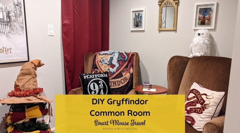Transform part of your home into Hogwarts with our DIY Gryffindor common room as inspiration and a list of our favorite Harry Potter decor.