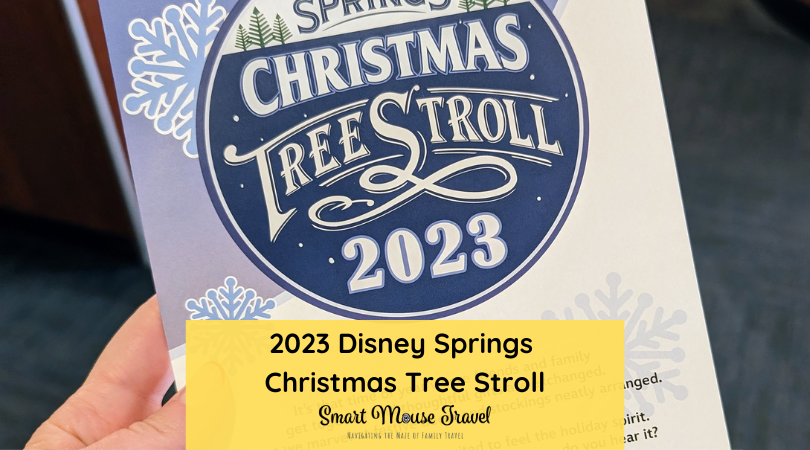 Take a virtual tour of the 2023 Disney Springs Christmas Tree Stroll. Find out where to get a map, tour the trees, and earn your free prize.